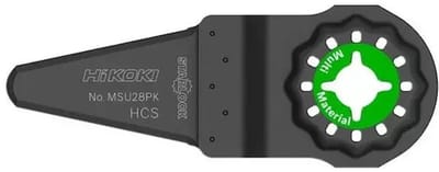 Hikoki MSU28PK - Multitool Accessoire - Starlock Bevestiging - 28mm Zeer Precisie - Hoogwaardig Staal