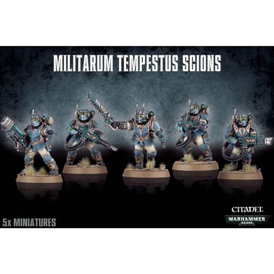Beeldje Games Workshop Warhammer 40k - Astra Militarum Tempestus Scions Squad / Scions Squad