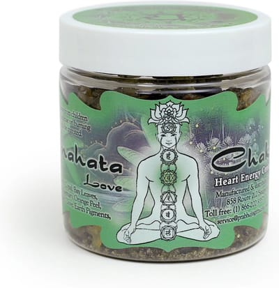 Wierookhars 'Chakra', Anahata, 4e chakra, Prabhuji's Gifts, 68 gram