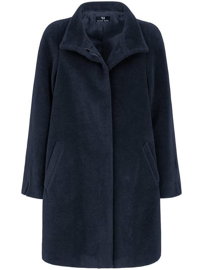 Lange jas Van Peter Hahn blauw