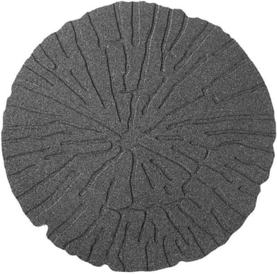 Tuinpad Stenen - Loopstenen - Tuinpad Aanleggen - Gerecycled Rubber - 46 cm Diameter - Grijs