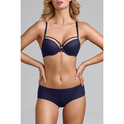 Marlies Dekkers Space Odyssey Evening Blue Lace Push Up Bra Size: 75D | Bras Outlet | Dames | Blauw