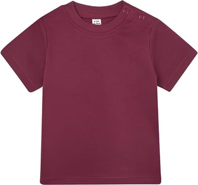 Babybugz Baby T BZ02 - Burgundy - 6-12 Monate