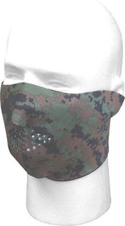 101 INC - Biker mask half face - Digital Camo
