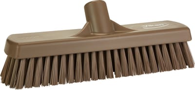 Vikan Schrobber 706066 - 30cm - Hard - Bruin - Geschikt voor alle harde vloeren