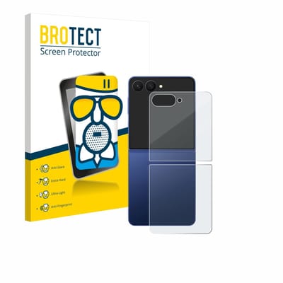 BROTECT - Screenprotector voor Samsung Galaxy Z Flip 7 (Achterkant) - Folie Beschermfolie Beschermglas matte