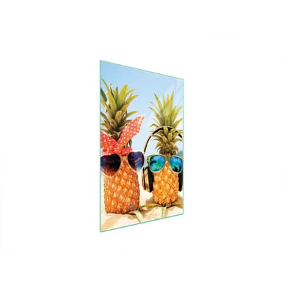 TMK ArtDeko - Snijplank - Gehard Glas - 35x52 cm - Ananas