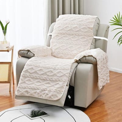 Velours de Coton Jacquard Double Face en Forme de T Serviette de Canapé Chivas Couleur Unie Élastique Housse de Coussin de Canapé Chivas pour la Maison 24*17*5cm
