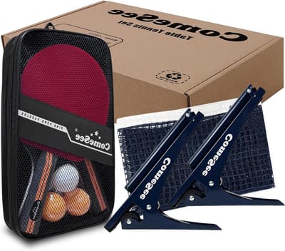 Tafeltennis Set - Pingpong Net - Vriendschappelijke Competitie - Inklapbare Klemmen - 72 Inch Net - Donkerblauw