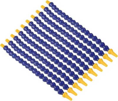 Flexibele Plastic Olieleidingen voor CNC Wasmachine - 10 Stuks, 1/8 BSPT Koelvloeistofslang met Ventiel, Verstelbare Slang met Koelvloeistofdraad
