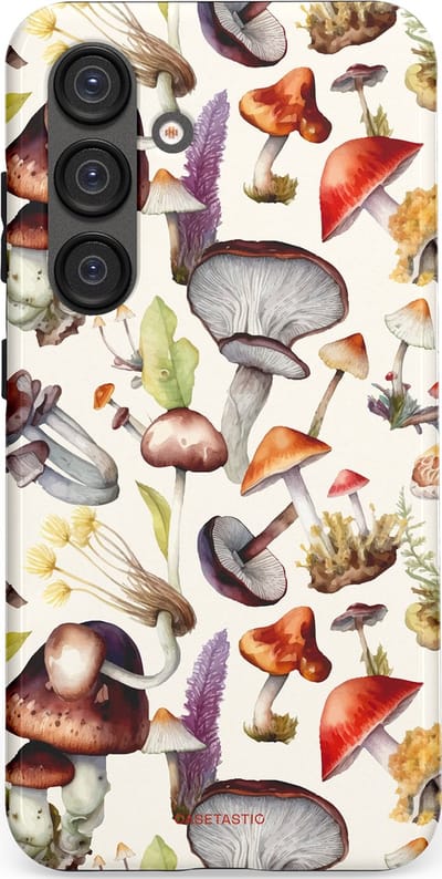 Casetastic Hoesje Geschikt voor Samsung S25 - Stijlvolle Beschermende Duo-layer Case - Herfst spoor