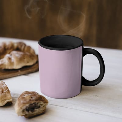 Magische Mok - Foto op Warmte Mokken - Koffiemok - Beige - Ijsje - Spikkels - Magic Mok - Beker - 350 ML - Theemok