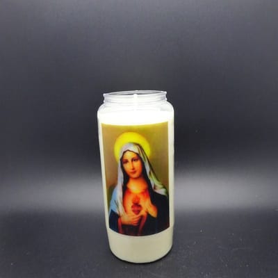 Noveenkaars Heilige Vrouw 020 - 6 dagen brander (5 stuks)