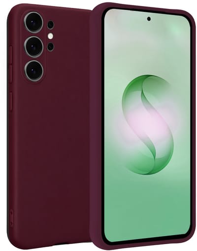 Hoesje Geschikt voor Samsung Galaxy S26 Ultra - Sterk & Shockproof - Hoes Cover - Siliconen Case - Aubergine