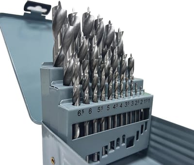 SnelShoppen - 25 stuks Houtboor Set, Boor Sets voor Houtbewerkers, Houtboren Maat 1 mm - 13 mm, Perfect voor Doe-Het-Zelf Projecten en Houtbewerking