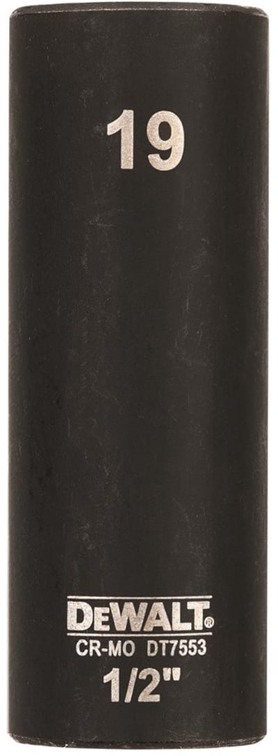DeWALT DT7553 Krachtdop 1/2 lang | 19mm