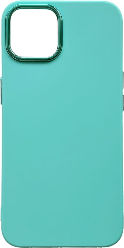 Casemania Hoesje Geschikt voor Apple iPhone 14 - Turquoise - Shockproof Siliconen Back Cover