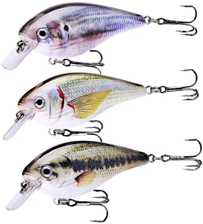 Dailygoods- Crankbait 7,5 cm/12,0 g - Bionische Coating - Drijvend Aas - Geschikt voor Oppervlaktevissen - Twee Scherpe Driehaken - Frequent Trillingen - Wobbler