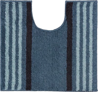 Casilin WC-mat Antislip Lima - 55x60cm - Met Uitsparing - Waterabsorberende Badmat - Wasbaar en Sneldrogend - Acryl - Blauw, Ocean