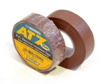 Advance AT7 PVC tape 19mm x 10m Bruin