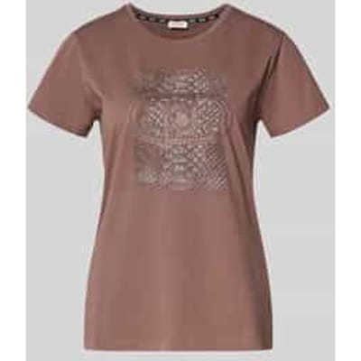 T-shirt met strass-steentjes