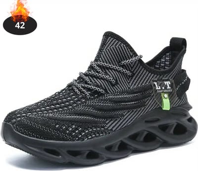 Livano Schoenen Heren - Sneakers - Comfortabel - Casual - Volwassen - Zwart - Maat 42
