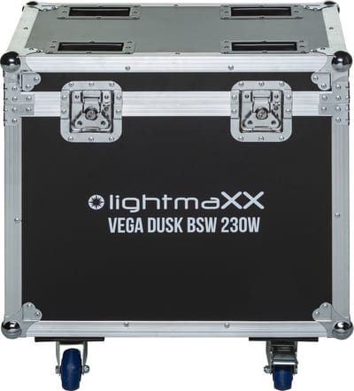 lightmaXX TOUR CASE 2x VEGA Dusk BSW - Case voor moving head