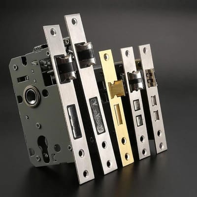 Deurslot Lichaam - Slaapkamer Slot - Huishoudelijke Beveiliging - RVS Lock Body - 50 Gram - V