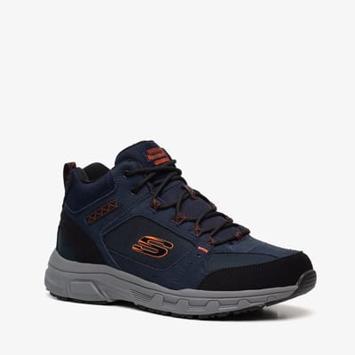Skechers OAK CANYON- IRONHIDE Heren Wandelschoenen - Donkerblauw / Oranje