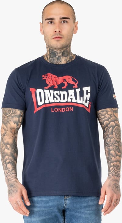 Lonsdale Lion Two Tone heren T-shirt regular fit