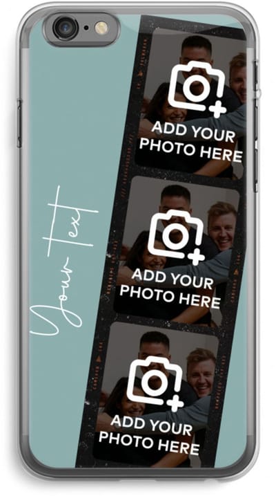Gepersonaliseerd - Case Company® - Hoesje geschikt voor iPhone 6 PLUS / 6S PLUS hoesje - Filmrol N°1 - Soft Cover Telefoonhoesje - Bescherming aan alle Kanten en Schermrand