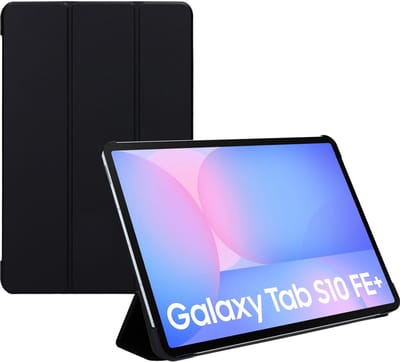 Mobiparts Tablet Stand Case geschikt voor geschikt voor Samsung Galaxy Tab S10 FE Plus - Zwart