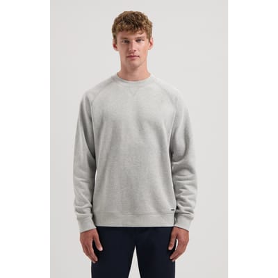 Dstrezzed Ds_sammy Crew Peach Sweat Grey Melange Size: L | Sweaters Outlet | Heren | Grijs