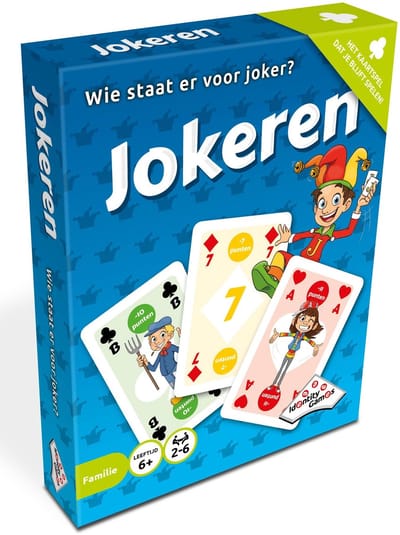 Jokeren - kaartspel - Met puntenhulp op elke kaart