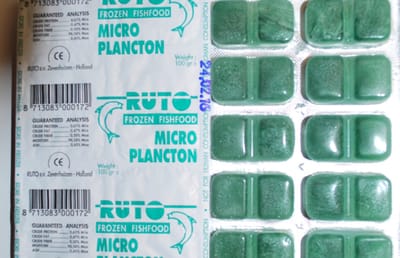 Ruto Micro plankton diepvriesvoer | 100 gram blister | voor koralen en kleine vissen Diepvries