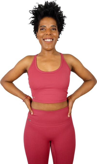 Yoga Set Dames – High Waist Sportlegging + BH Top – Naadloze Fitness Set – Dry Fit – Gym & Pilates Outfit - Rood