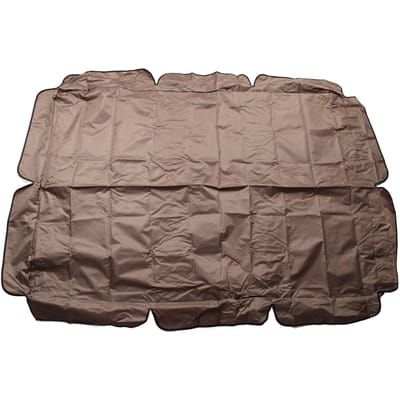 Housse imperméable pour balançoire d'extérieur 420D en tissu Oxford enduit argenté pour café