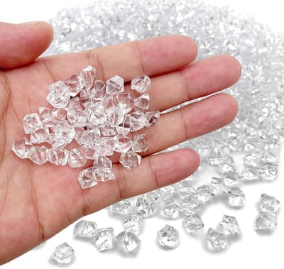 Famanu - Herbruikbare Fake Ice Cubes Voor Fotografie Accessoires Props Decoratie Voor Bruiloft Decor Foto Props Vaas Vullers