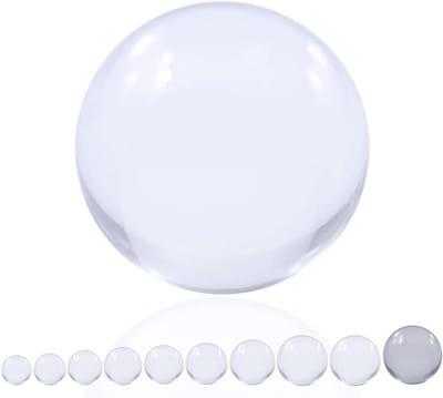 Transparante 120mm Acryl Contact Jongleren Bal voor Manipulatie en Prestaties