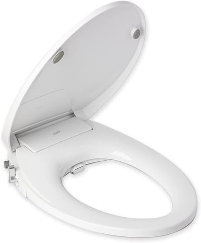 Bidet Toiletbril - Douche WC Zitting - Persoonlijke Hygiëne - Dubbele Mondstukken - 49.5 x 36.3 cm - Wit