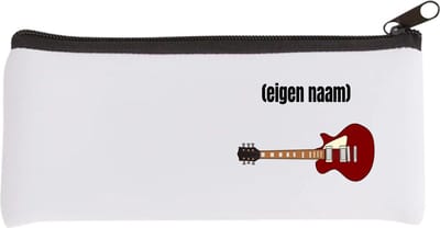 Akyol - rode elektrische gitaar met eigen naam Etui - Gitaar - muziek liefhebbers - gitaristen - gitaar liefhebbers - verjaardag - cadeau - kado - 20 bij 9 cm