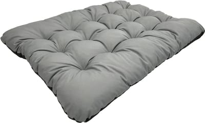 Hondenbed PRESTIGE kussen 100x70 cm houtdicht grijs