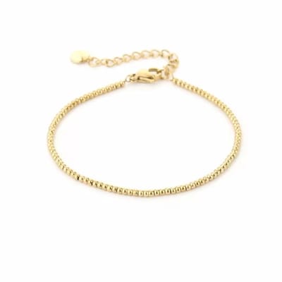 Bijoutheek Armband (Sieraad) Mini balletjes Goud