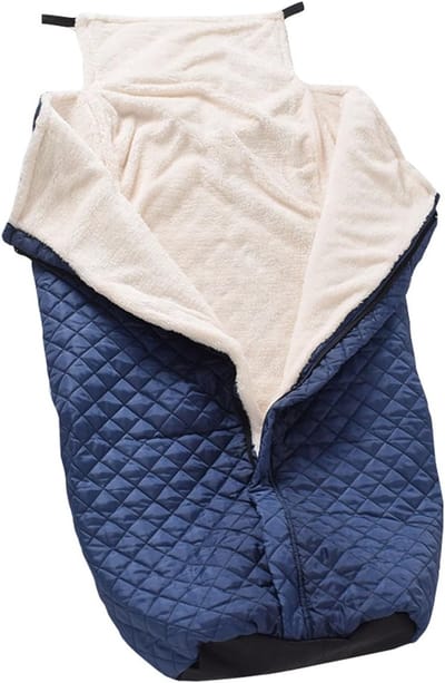 Warme Rolstoeldeken - Winterhoes Benen - Warm Blijven - Dubbellaags Ontwerp - Universeel - Blauw