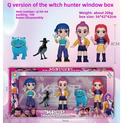 2026 Heet Kpop Duivel Jager Rumi Zoe Mira Anime Polyvinyl Chloride Karakter Collectie Bureau Decoraties Kinder Cadeau