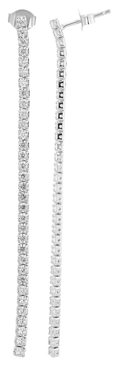 AKZENT Akzent damesoorbel "Alwina" van 925 Sterlingzilver, gerhodineerd, duurzaam