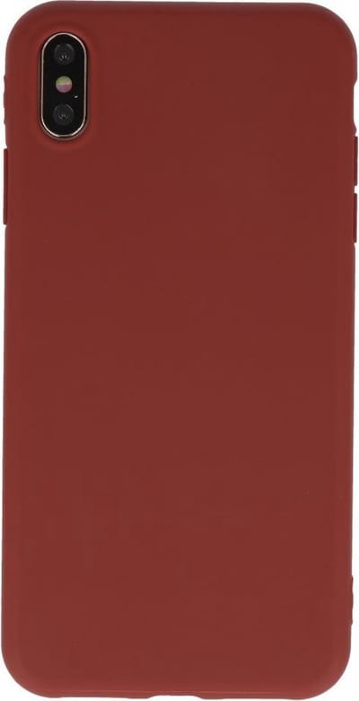 Bestcases Telefoonhoesje Backcover iPhone XS / iPhone X - Bruin