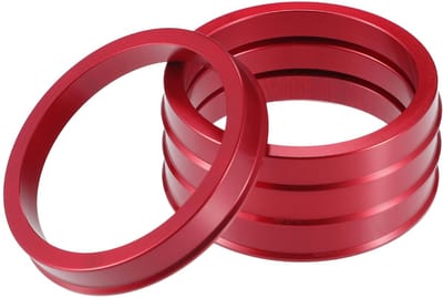 Dailygoods- Hub Centric Rings Aluminiumlegering - Set van 4 - Buitendiameter 70.1mm - Binnendiameter 60.1mm - Trillingscorrectie - Perfecte pasvorm - Naafringen