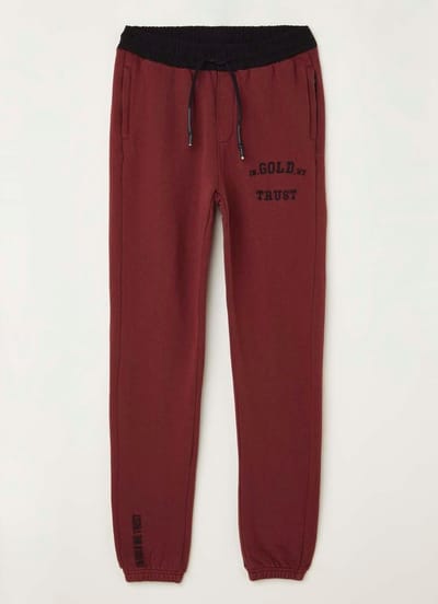In Gold We Trust The Choppa tapered fit joggingbroek met logo - Maat 176