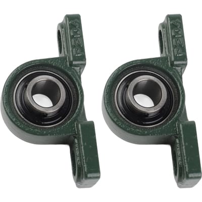 2pcs UCP204 Palier à semelle Palier à billes monté Diamètre d'alésage 20mm